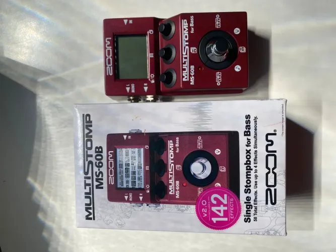 Pedal Zoom Ms60b para Baixo preamp efeitos