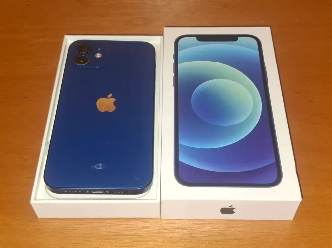 iPhone 12 64GB Único Dono Completo Azul Marinho