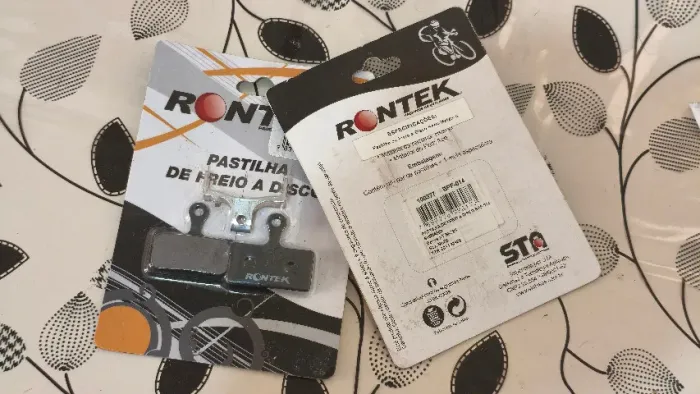 2 pares de Pastilha Semi-Metálica Rontek padrão Deore SLX XTR