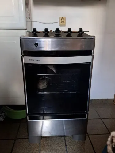 Fogão inox brastemp