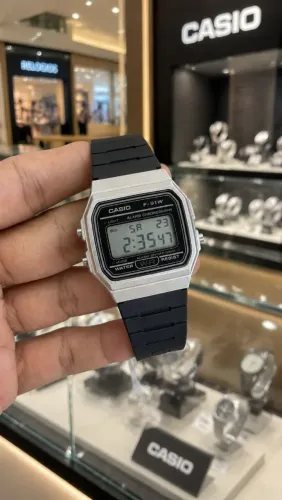 Relógio Retro Casio Original F91w com 1 ano de garantia Envio Imediato