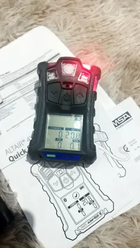Detector de Gás 4 Gases (H2S,CO2,O2,LEL) Calibrado