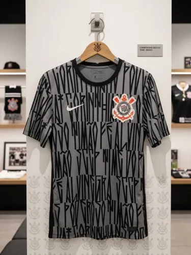 Camisa Pré-Jogo do Corinthians 2019/20 TAM :m