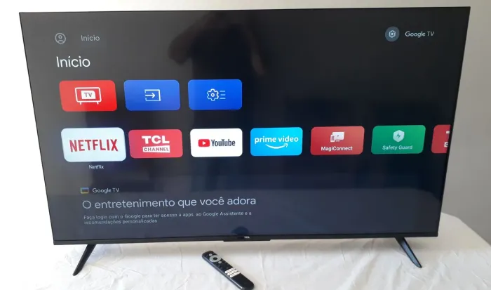 VENDO TV SMART TCl 50'4K BORDA INFINITA COMANDO DE VOZ