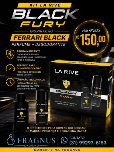 Kit lá rive Ferrari Black inspirações