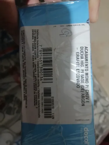 Acabamento mono p/ chuveiro e Ducha ( ARGON )
