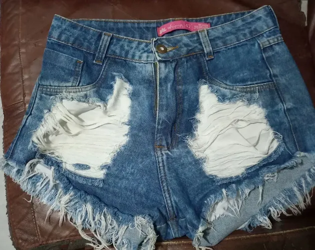 Shorts Jeans sem lycra