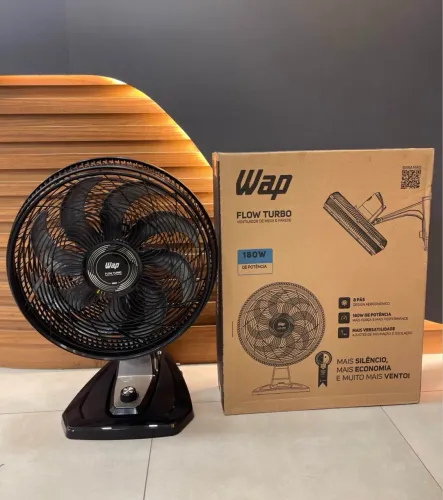 VENTILADOR WAP MESA E PAREDE COM 180 W?