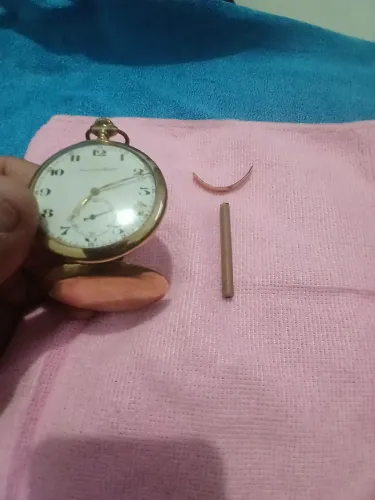 Relógio de Bolso IWC Grand Prix 1906 + Caixa Marchetaria RJ Antigo