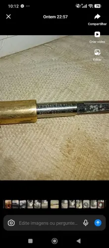 caneta Parker 51 antiguidade banhada em ouro