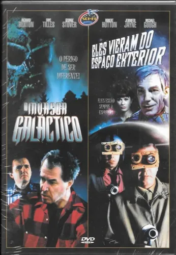 DVD: O invasor galático + Eles vieram do espaço exterior (legendado) filme sobre álien/ET