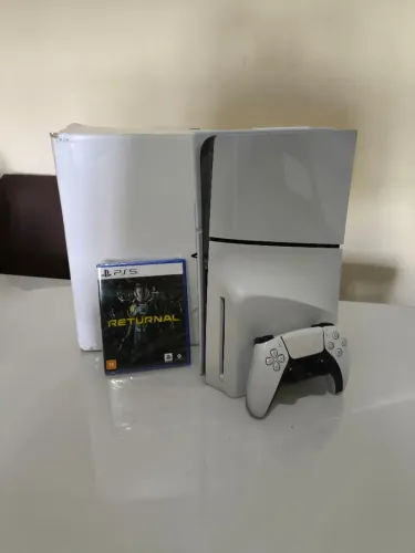 Ps5 slim com leitor + garantia 
