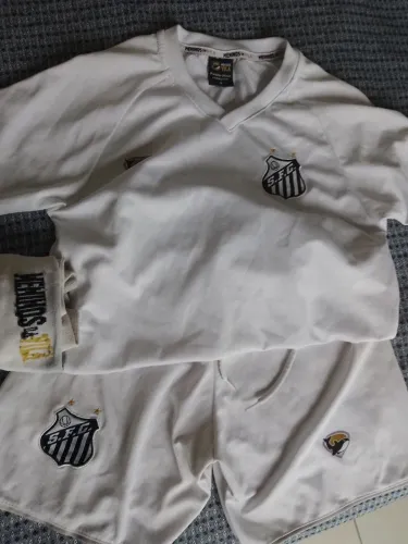 Uniforme futebol Santos meninos da vila