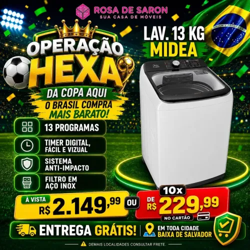 Máquina de lavar no carnê