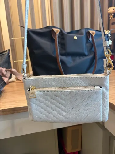 Bolsa branca courino