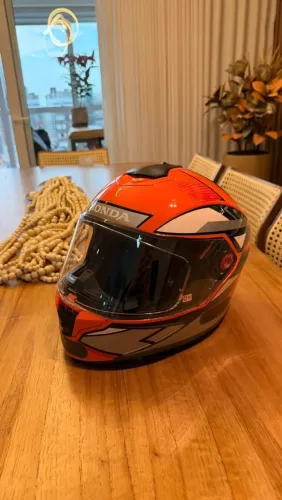 Capacete de segurança Honda HF3 2 - usado poucas vezes