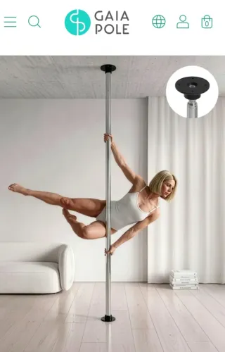 Barra de pole dance removivel