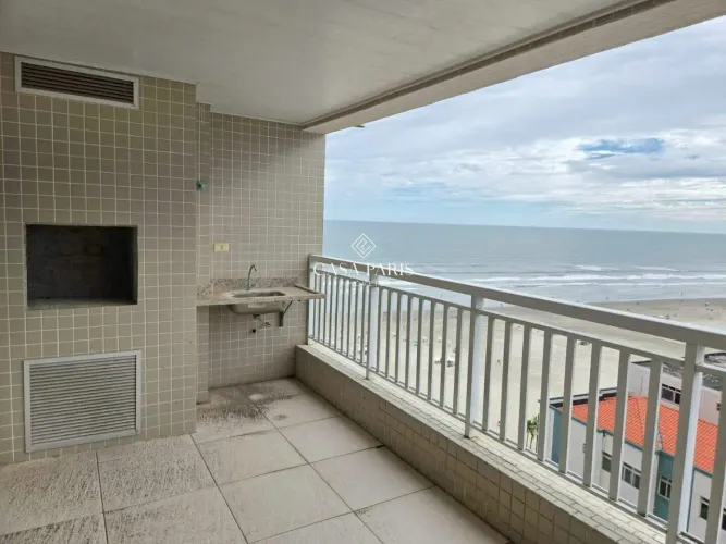 Apartamento 3 Dorms (1 Suíte) com 2 Vagas na Aviação, Praia Grande | 116 m² | Piscina e Ch