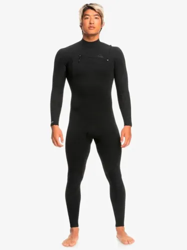 Long John Quiksilver Highline 3/2mm Chest Zip Wetsuit Roupa de Borracha