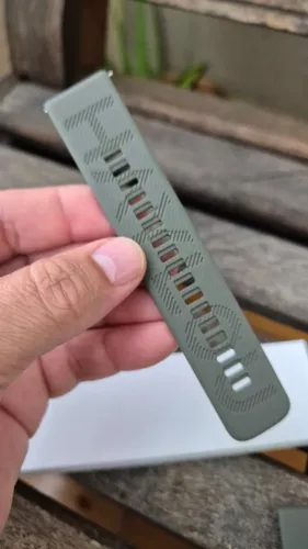 Pulseira Original Haylou 22mm Army Green Nova na caixa