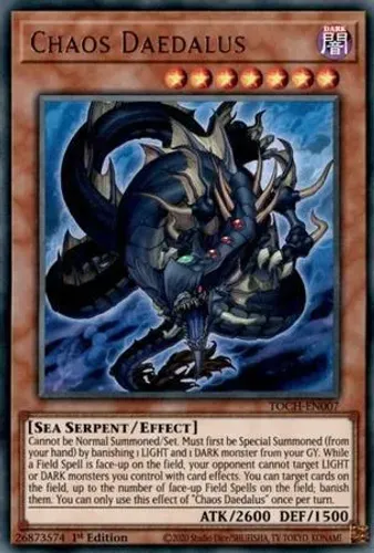 Yugioh!!! Chaos Daedalus TOCH-PT007 Ultra Rare
