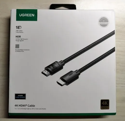 Cabo HDMI 4K UGREEN 2 Metros qualidade Premium Nylon trançado