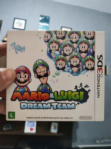 Mario & Luigi Dream Team c/ Luva - LACRADO (Compatível com 3ds e 2ds)
