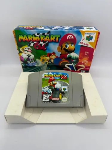 Cartucho Nintendo 64 N64 Mario Kart 64 Original Relabel + Caixa Repro