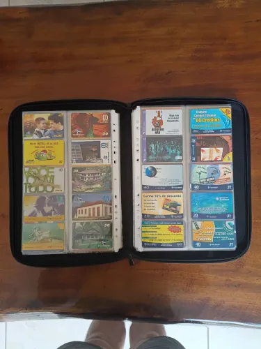 Vendo lote com 497 cartões telefônicos aleatórios,sem nenhum repetido.