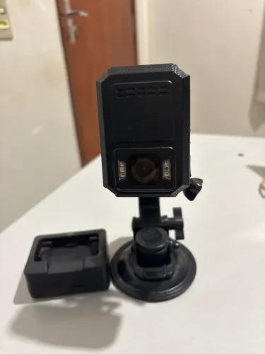 Câmera portátil TX5 PLUS com suporte e base de carregamento