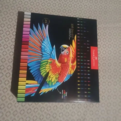 Caixa 100 Lápis de cor Faber Castell Super Soft 