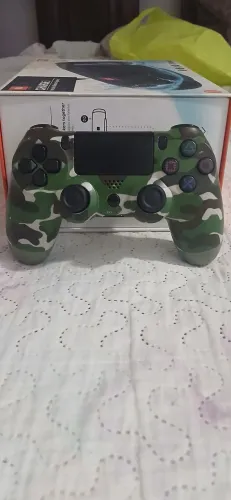 Controle PS4 Bluetooth genérico camuflado