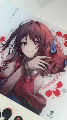 Mouse pad de vidro TAM p IMPORTADO NOVO