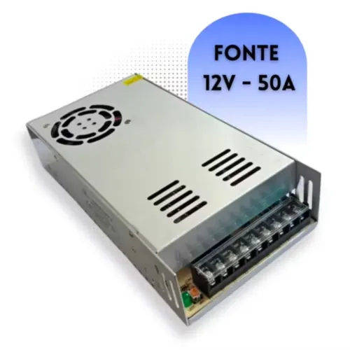 Fonte chaveada 50 amperes 12v 600w