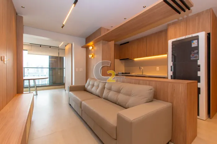 Apartamento mobiliado à venda em Pinheiros com 2 suítes e 1 vaga