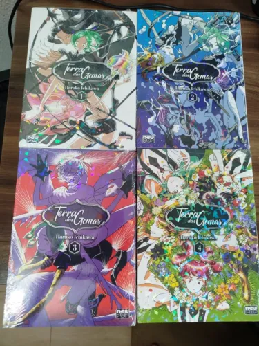 Lote Mangás Terra Das Gemas - Houseki No Kuni (1 A 4)