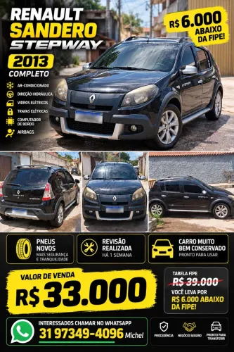 Renault Sandero Stepway Hi-power 1.6 8V 5P 2013