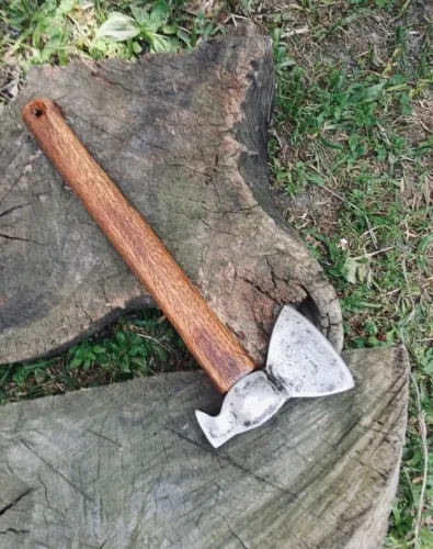 Machadinha Campeira 37cm Com Garra Em Aço C/ Cabo Em Madeira