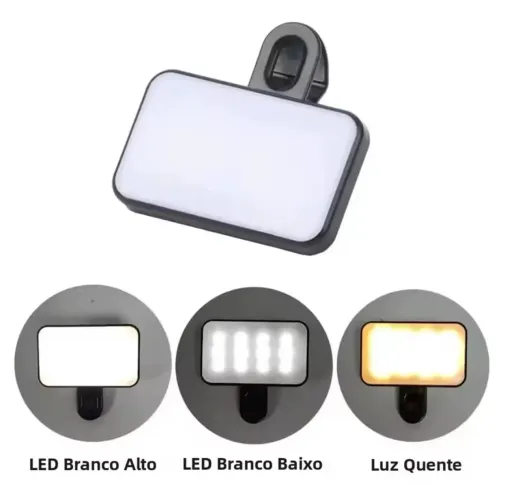 Luminária de preenchimento para selfie