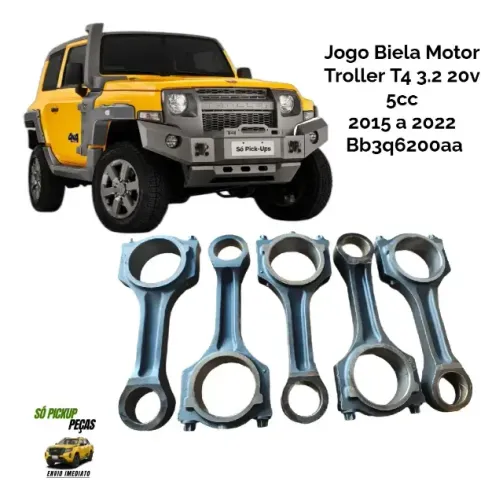 Jogo Biela Motor Troller T4 3.2 20v 5cc 2015/2022 Bb3q6200aa