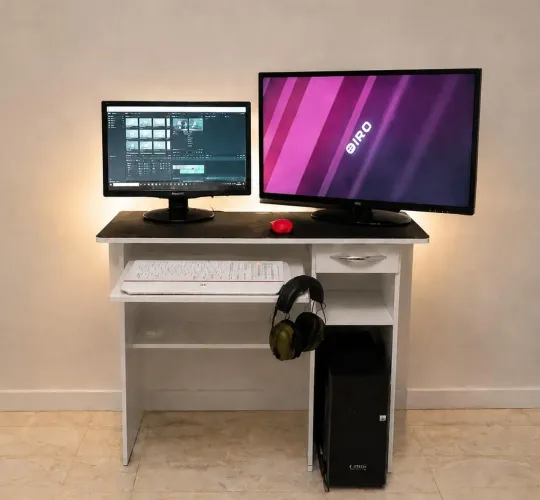 Computador Setup Gamer Completo | GTX 1660 + i5 10400 + SSD 480GB + 2 Monitores