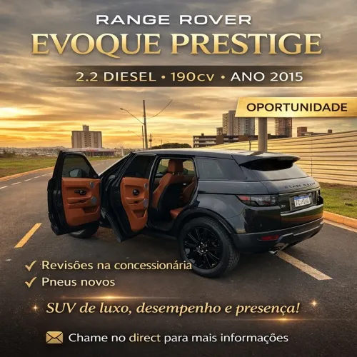 Land Rover Range Rover Evoque Prestigetech 2.2 5P Dies. 2015