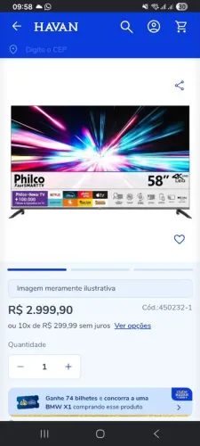 Vendo TV 58