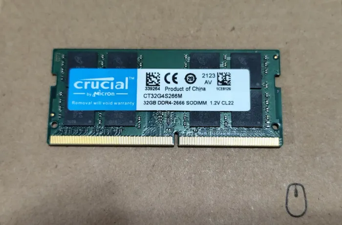 MEMÓRIA RAM 32GB DDR4 NOTEBOOK