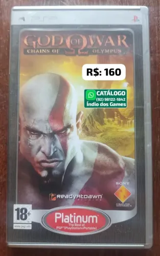 God Of War Chains Of Olympus = R$: 160