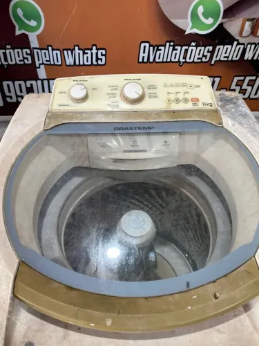 Máquina faz tudo 11 kilos Brastemp Tambor inox ótimo ((ENTREGO GRATIS))