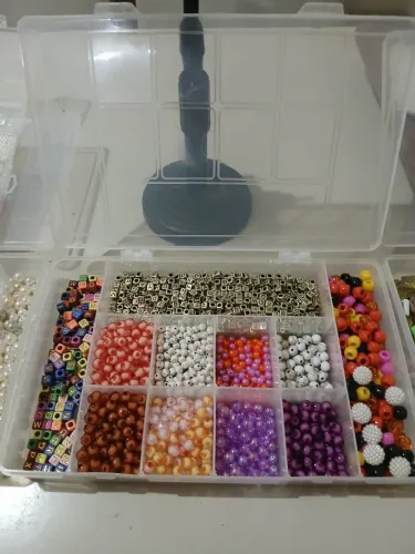 Kit completo para produção de pulseiras e outras artesanatos.