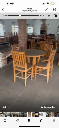 Vendo troco mobília para restaurante e lanchonete
