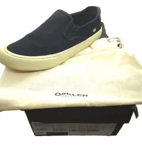  Oferta. Original: Tênis Osklen Vulcanizado Slip On Preto, sola Calçadão tam 39