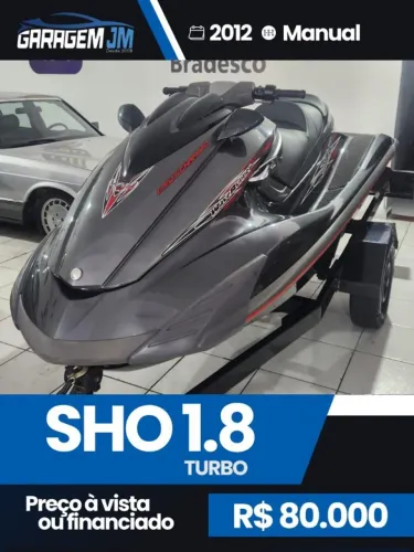 JET SKI YAMAHA SHO FZR TURBO 1800cc 2012 IMPECÁVEL E COM POUCAS HORAS DE USO